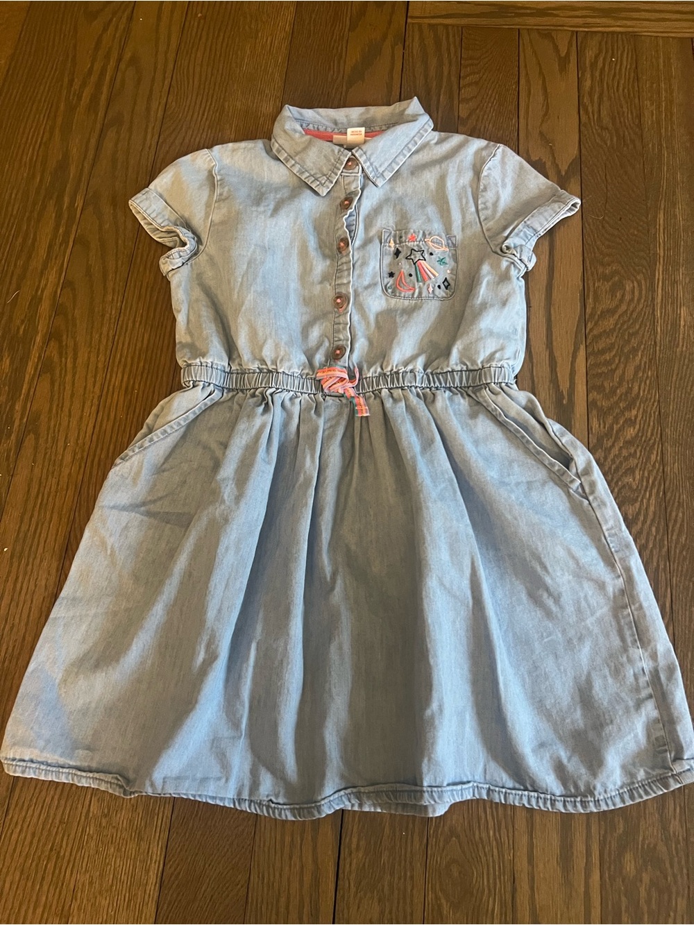 Cat & Jack Girls Denim/Chambray Dress